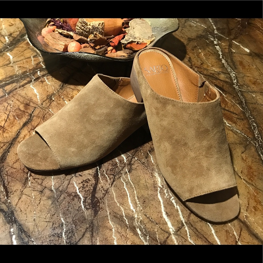Franco Sarto suede sandal